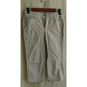 Business Casual Khaki Capris